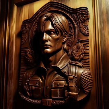 3D модель Леон Кеннеді з Resident Evil (STL)